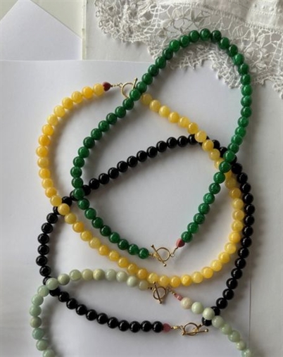 Stine A - Cherie Bon Bon Halskæde - Noir 